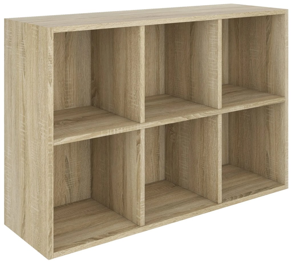 Regał BASIC – Dąb Sonoma | 72x107x38 cm