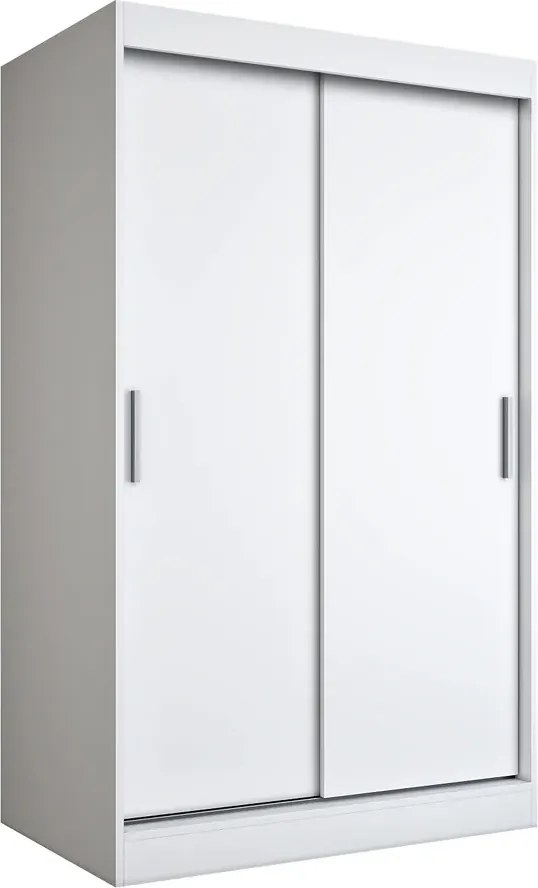 Biała szafa przesuwna 120 cm E6-T52