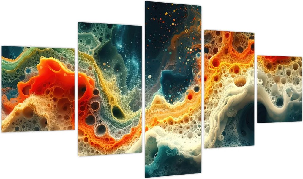 Obraz - Nowoczesna abstrakcja (125x70 cm)