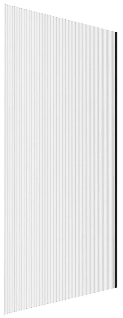 Ścianka prysznicowa WALK IN FIX przezroczysta prostokątna ryflowana 8 mm ARTE WELLE Classic Clear | różne rozmiary : Kolor profili kabiny - złoty, Szerokość ścianki - 80 cm, Typ montażu - WALK in FIX (Do ściany)