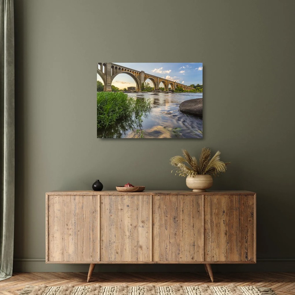 Obraz na szkle - Most kolejowy w Richmond (70x50 cm)