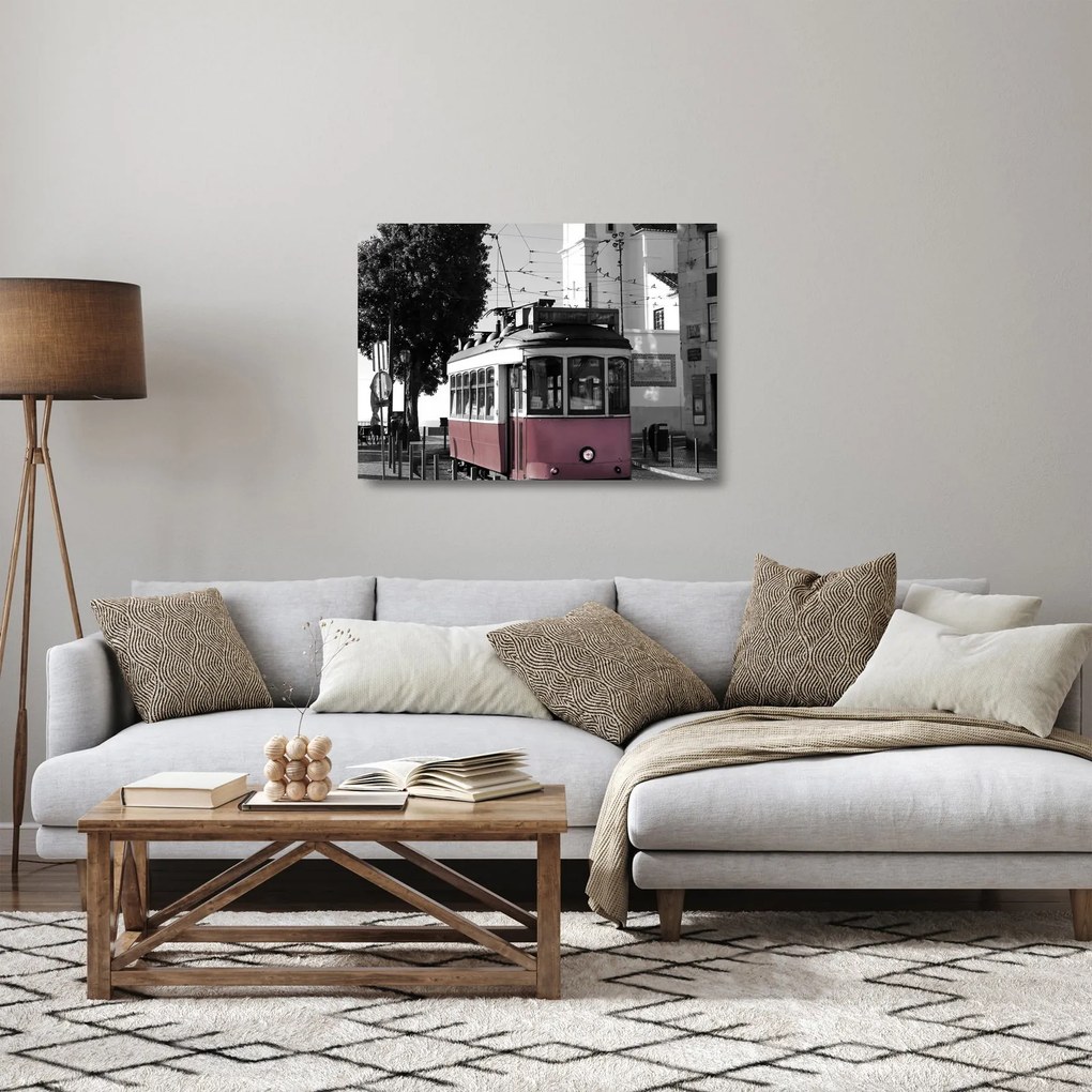 Obraz na szkle - Tramwaj (70x50 cm)