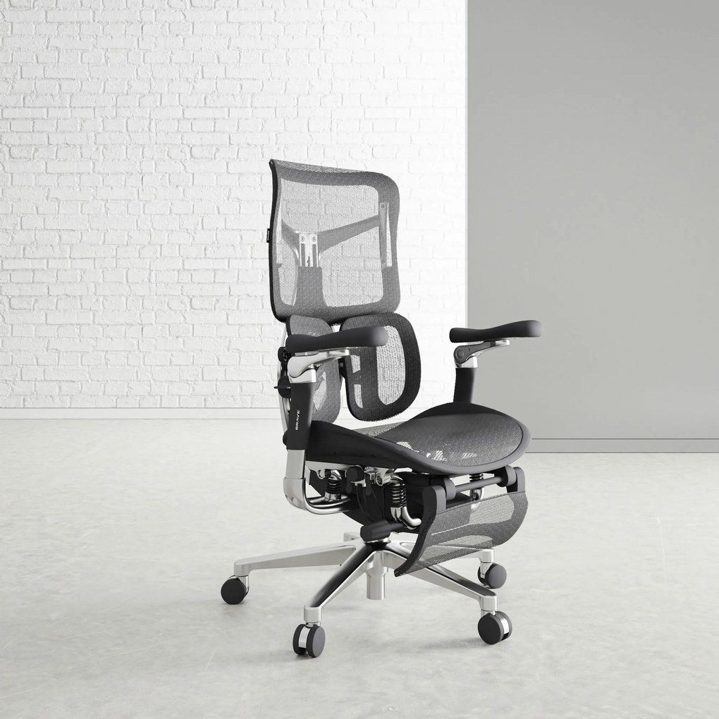 Fotel ergonomiczny czarny V-Kinetic
