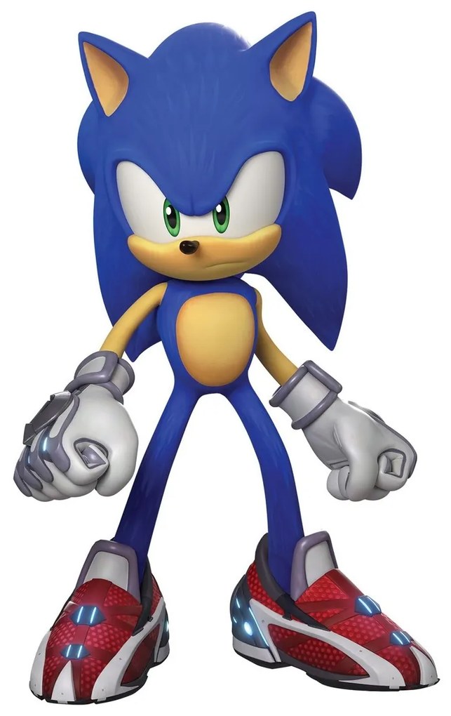 Naklejka 3D Sonic, 14 x 20 cm