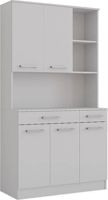 Bufet kuchenny biały 100.1x46x188.5 raul