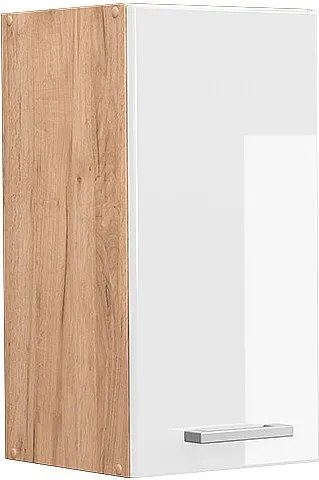 Szafka ścienna biały wysoki połysk 30x31x60 r-line