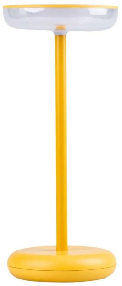 Kanlux 37314 - LED Ściemnialna lampa z możliwością ładowania FLUXY LED/1,7W/1800 mAh IP44 żółta