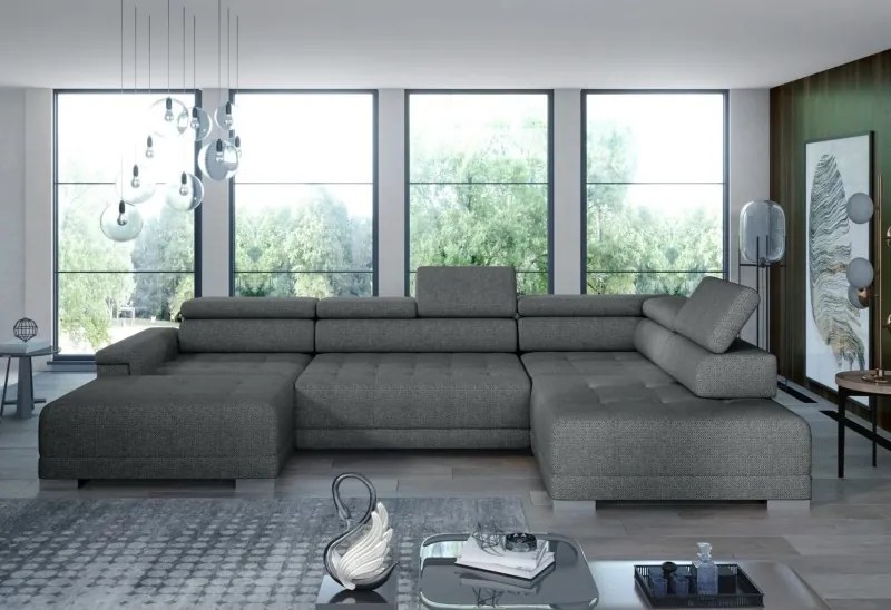 Narożnik CAMPO XL elektryczną regulacją siedziska w WERSAL