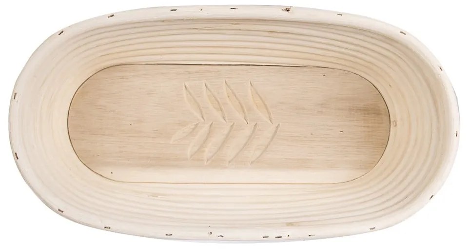 Rattanowy koszyk do wyrastania chleba Orion Listki, 32x15 cm