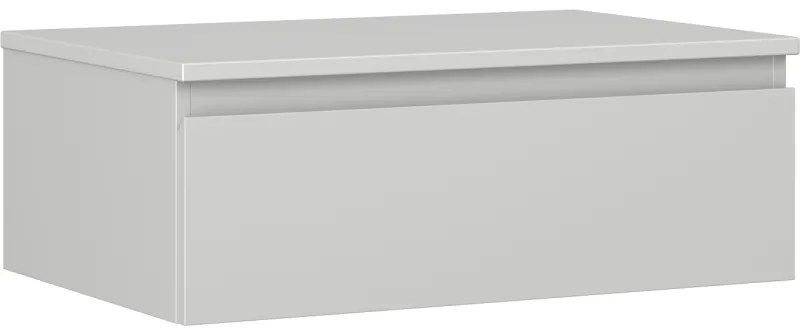 Mexen Orio szafka łazienkowa podumywalkowa 70 cm z blatem, 1 szuflada, szara mat - 91A10-07023-1-BFC62