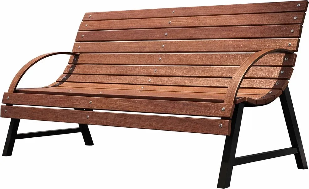 Drewniana Ławka Parkowa 160 Cm C9-C51