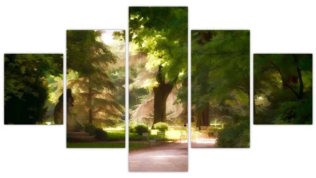 Obraz parku (125x70 cm)