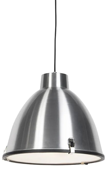 Industrialna lampa wisząca aluminiowa 38 cm ściemniana - AnterosPrzemysłowy Oswietlenie wewnetrzne