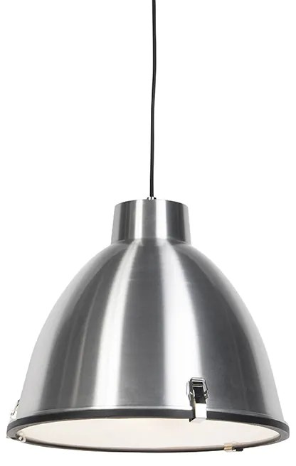 Industrialna lampa wisząca aluminium 38cm - AnterosPrzemysłowy Oswietlenie wewnetrzne