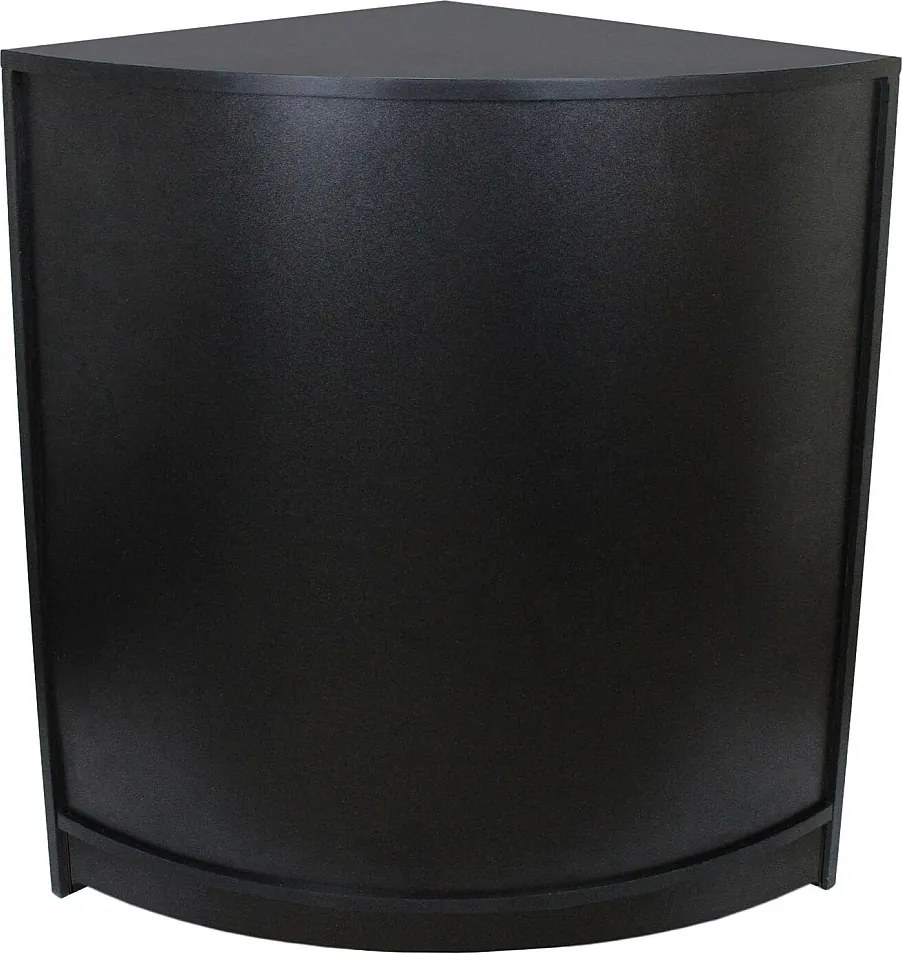 Lada narożna sklepowa CM60 - czarna