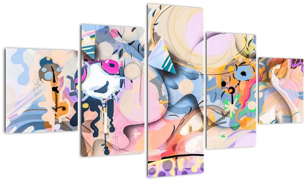Obraz - Abstrakcja bajki (125x70 cm)