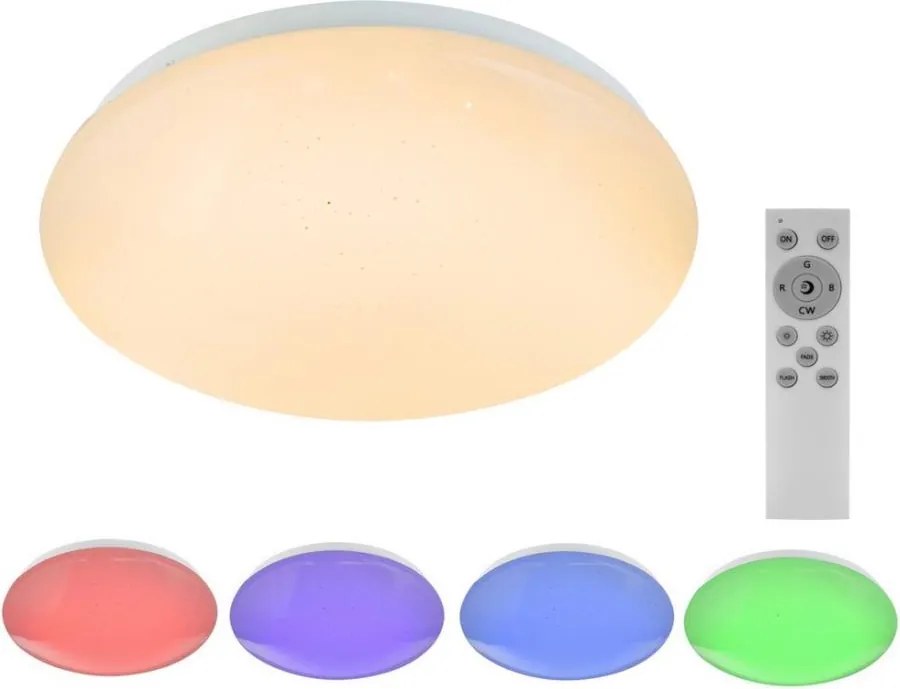 Globo 48363RGB - ściemnialna oprawa LED RGB ATREJU LED/12W/230V + LED/3W