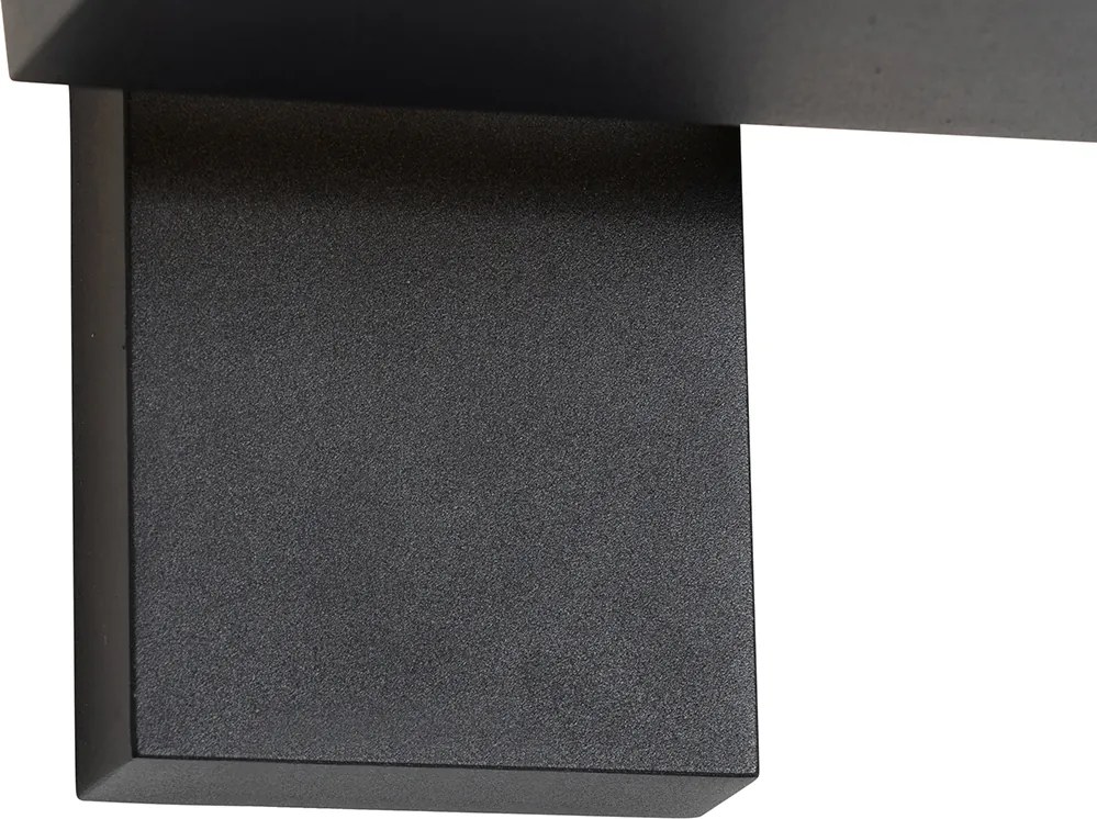 Oświetlenie zewnętrzne naścienne czarne z LED IP54 - Ferdinand