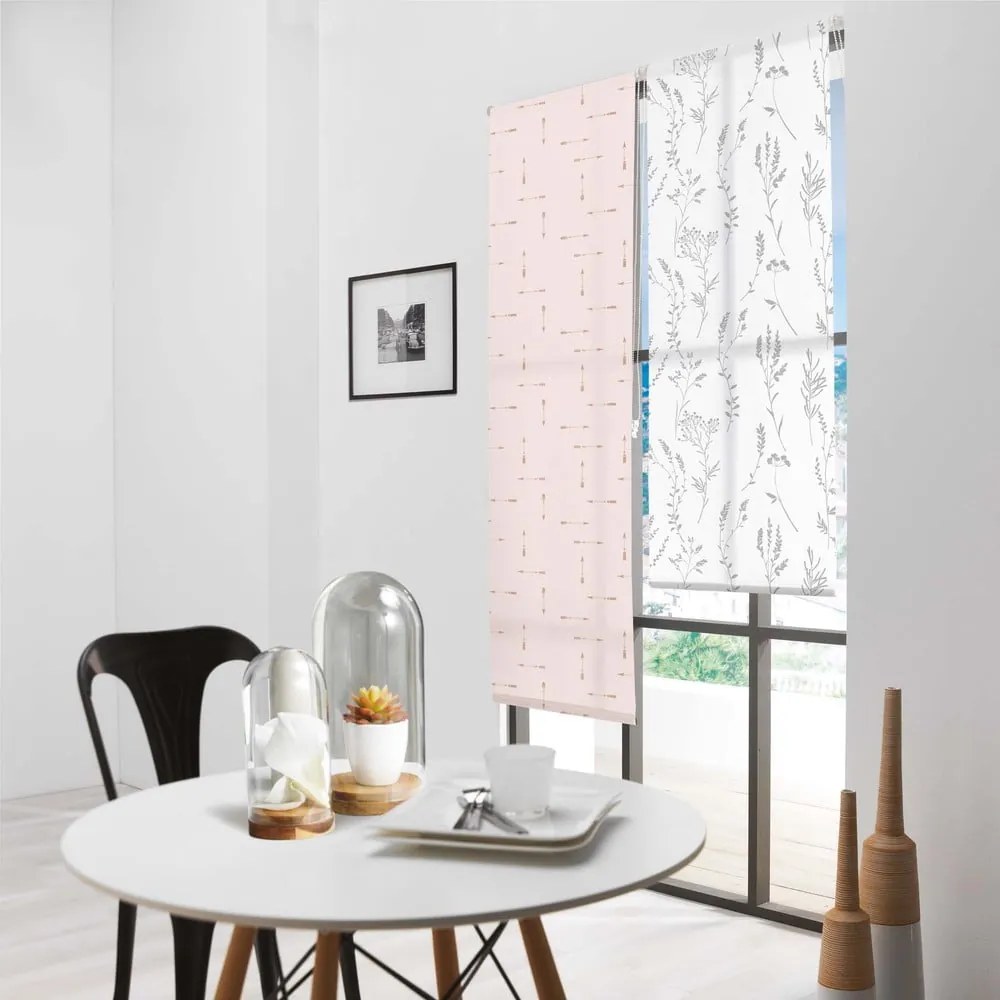 Biała tekstylna roleta 90x180 cm Forelista – douceur d'intérieur