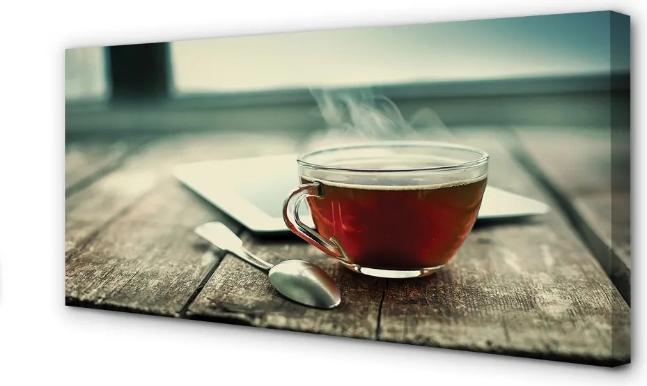 Obraz na płótnie Chwila z Ciepłą Herbatą