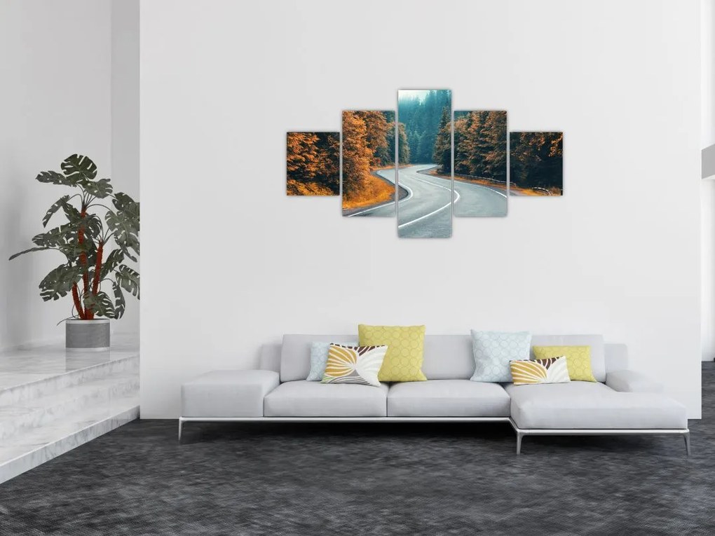 Obraz - Kręta droga (125x70 cm)