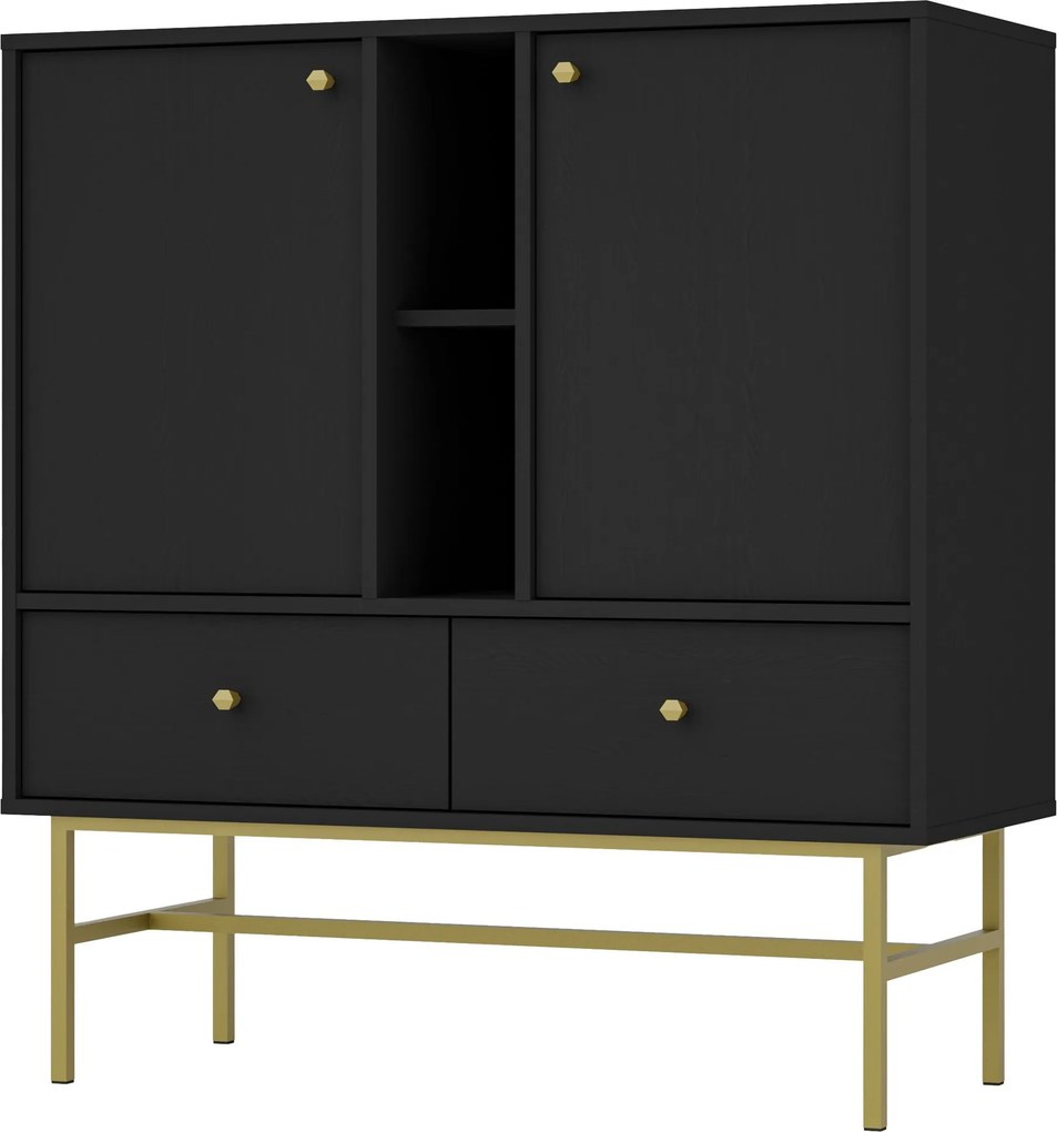 Komoda TORINO 100 cm do Salonu Sypialni Grafit
