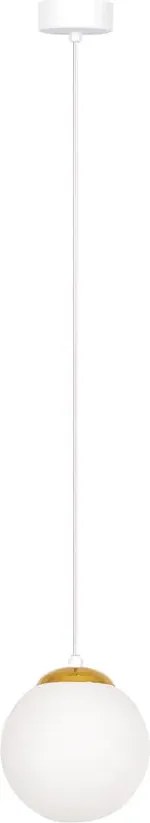 Lampa wisząca z okrągłym szklanym kloszem - A491 Z1-A98