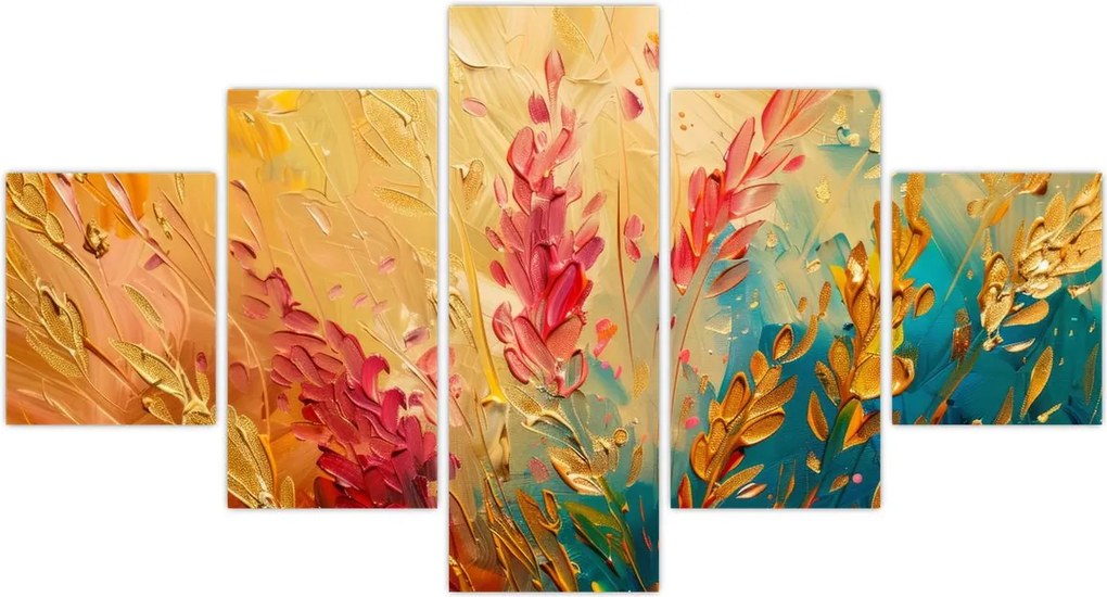 Obraz - Malowanie pola (125x70 cm)
