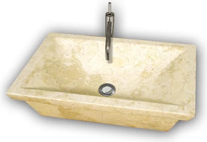 Umywalka nablatowa z naturalnego kamienia Bergamo