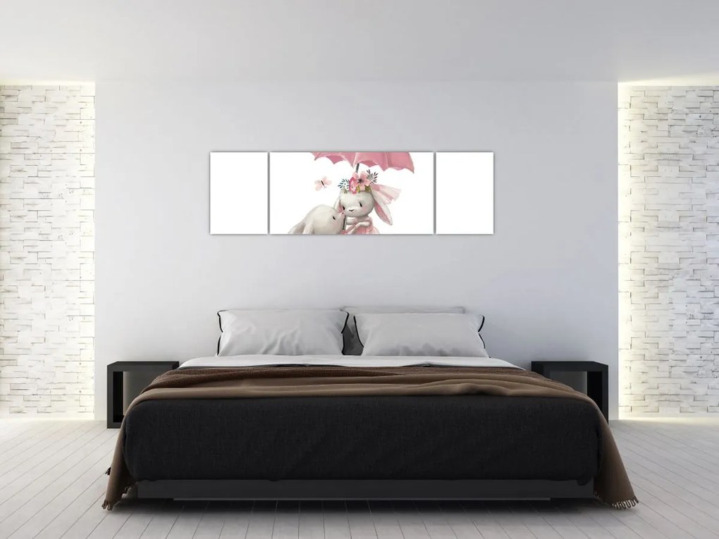 Obraz - Zwierzątko akwarelowe N⁰3 (170x50 cm)