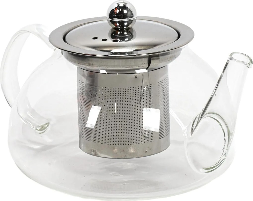 Szklany dzbanek, zaparzacz do herbaty - 850 ml