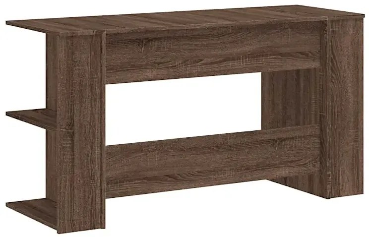 Długie biurko w kolorze brązowego dębu N1-T91