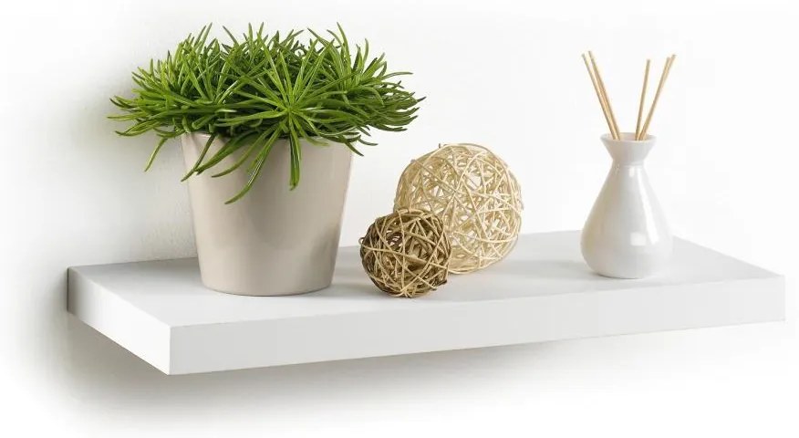 Półka wisząca na ścianę z MDF, dł. 50 cm