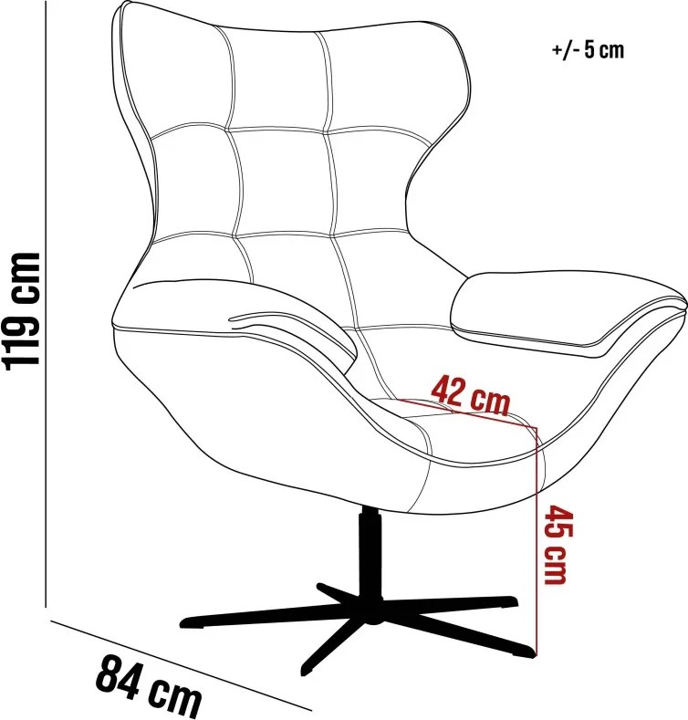 Fotel obrotowy YOGA WERSAL