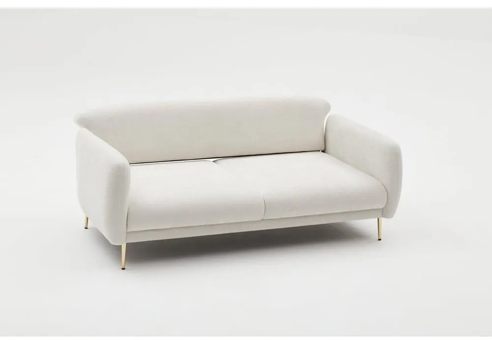 Biała rozkładana sofa 210 cm Simena – Balcab Home