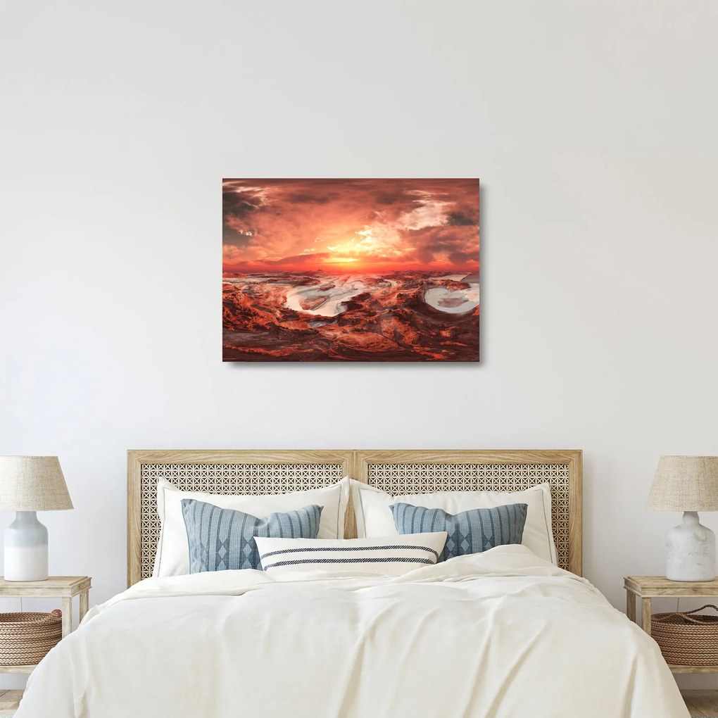 Obraz na szkle - Mars (70x50 cm)