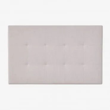 Zagłówek Tapicerowany Artur Tkaniny Beżowy Krem & 160 Cm - Sklum