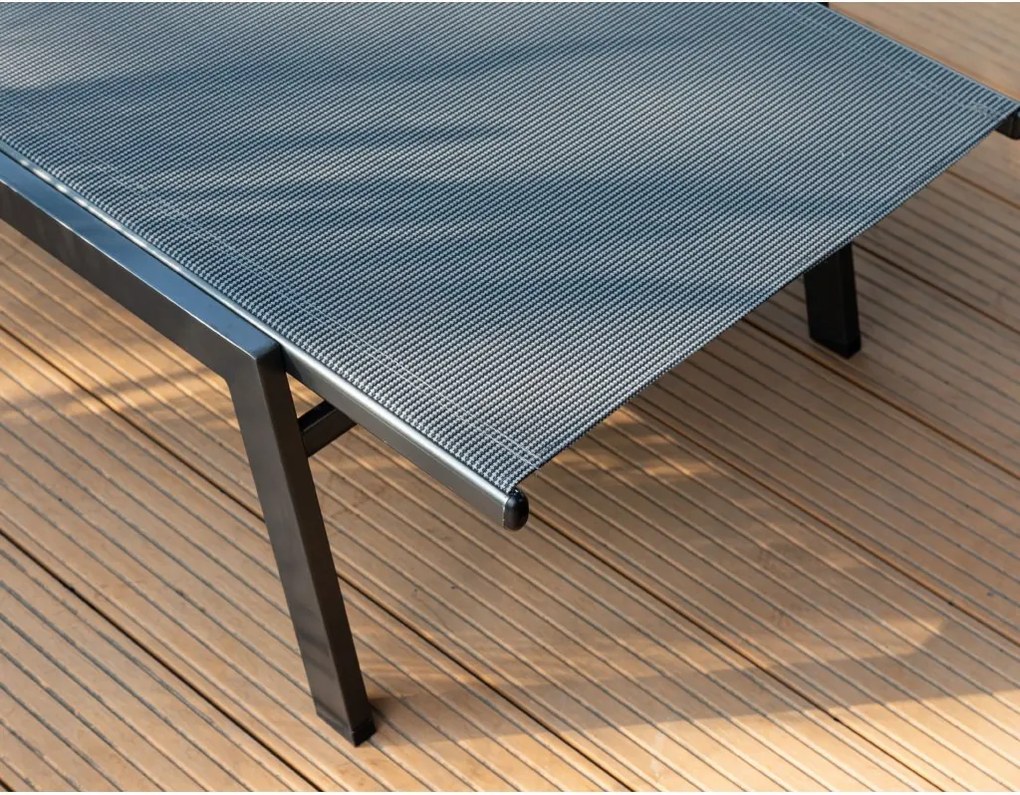 Doppler Mare zestaw leżaków + stół, antracyt/szary