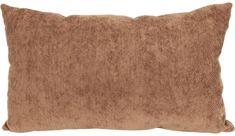 Poduszka Chenille Warm Brown, 30 x 50 cm