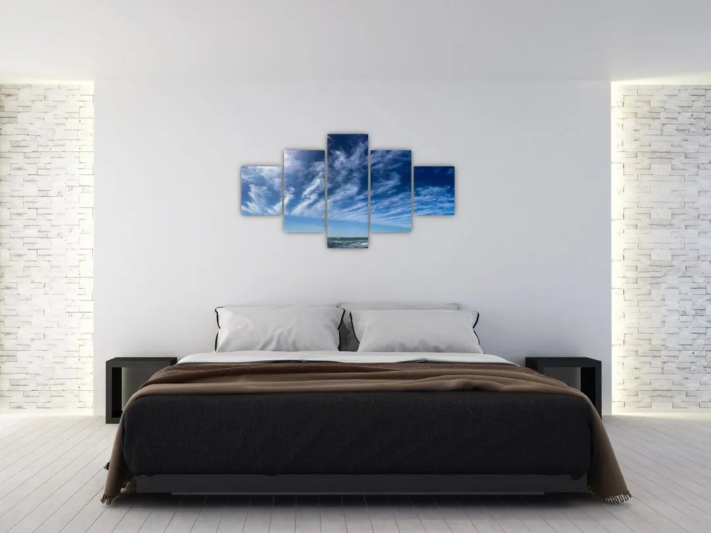 Obraz nieba z chmurami (125x70 cm)