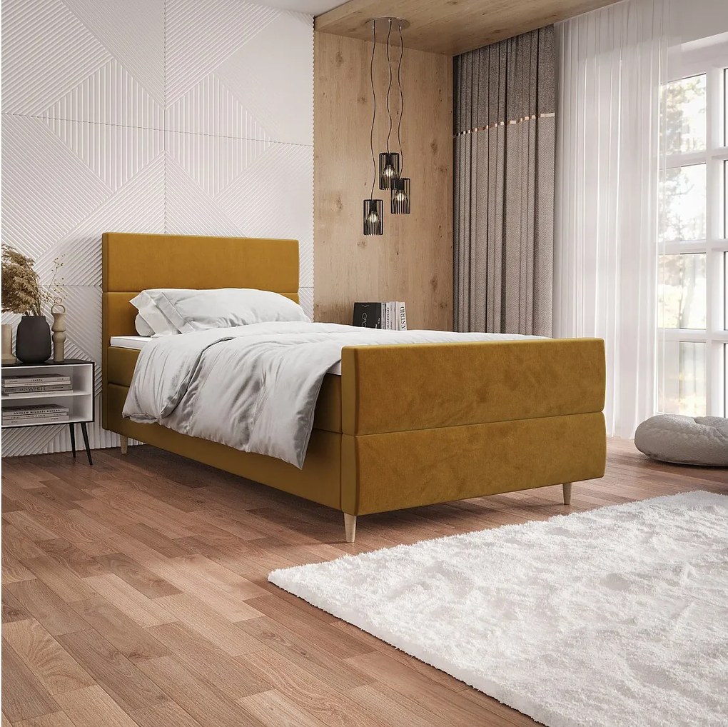 Łóżko kontynentalne FLO Plus 90x200 Itaka 33