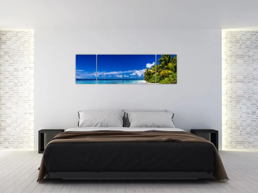 Obraz tropikalnej plaży (170x50 cm)