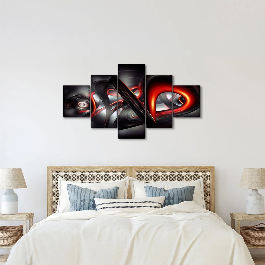 Obraz abstrakcji (125x70 cm)