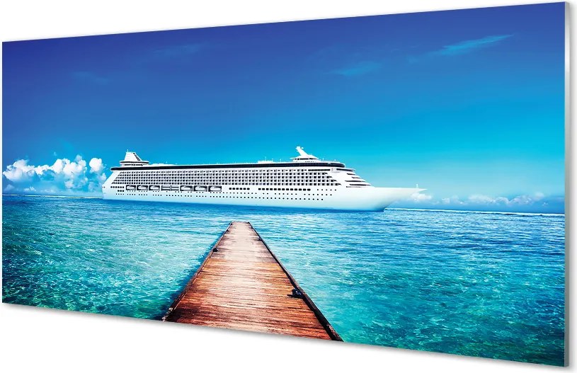 Szkło Ozdobne do Kuchni Letni Rejs po Morzu