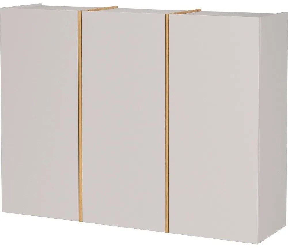 Kremowa szafka pod przedpokoju 138x103x38 cm Libbiano – Germania