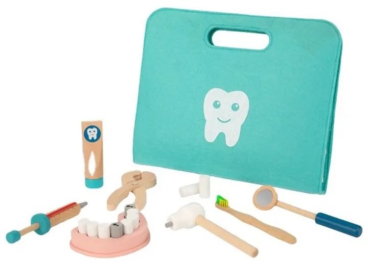 Tooky toy zestaw małego dentysty walizka lekarza 19 el. fsc