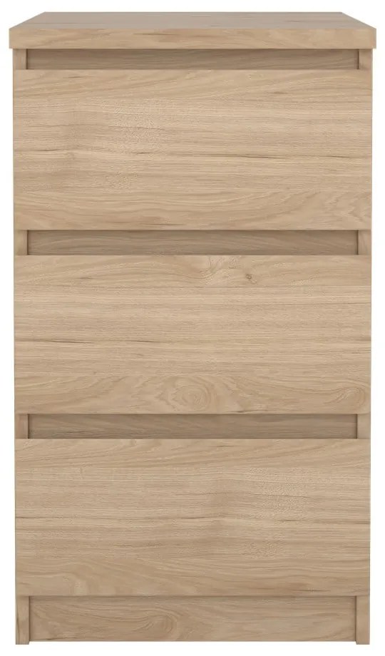 Komoda w dekorze dębu w naturalnym kolorze 40x70x50 cm Naia – Tvilum