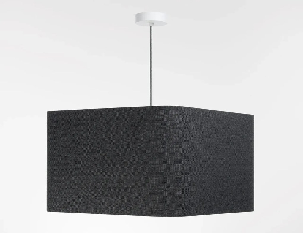 Lampa wisząca KWADRO LEN 006-40w20 grafitowa/szara BPS KONCEPT