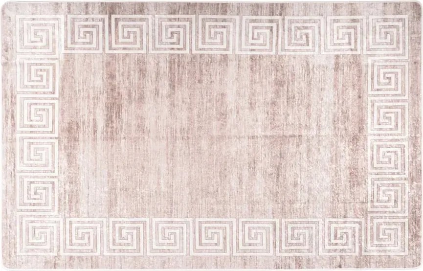 Elegancki beżowy dywanik antypoślizgowy 120x180 cm T4-E61