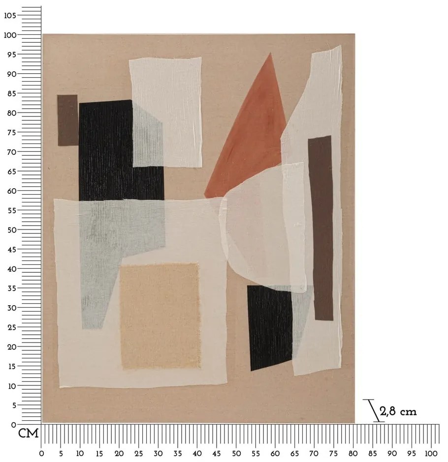 Ręcznie malowany obraz 80x100 cm Redy – Mauro Ferretti